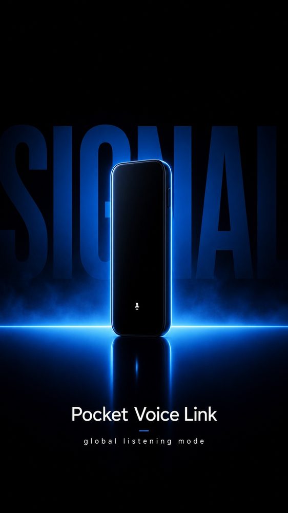 Electric Blue Silhouette Product Launch Style
